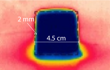 Ice melting infrared